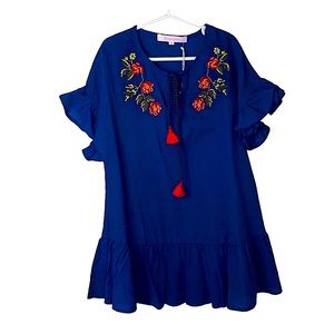 Linen Summer Dress Girls' Size 8 Medium by OndadeMar